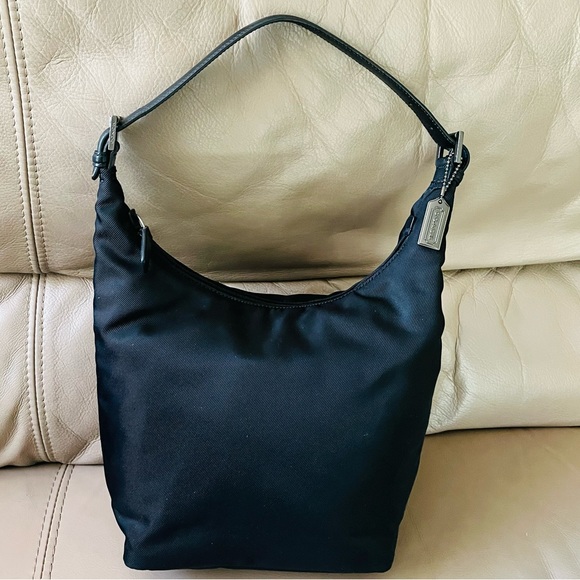 Coach Handbags - COPY - Authentic Coach black Nylon hobo purse!!